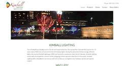Desktop Screenshot of kimballlighting.com
